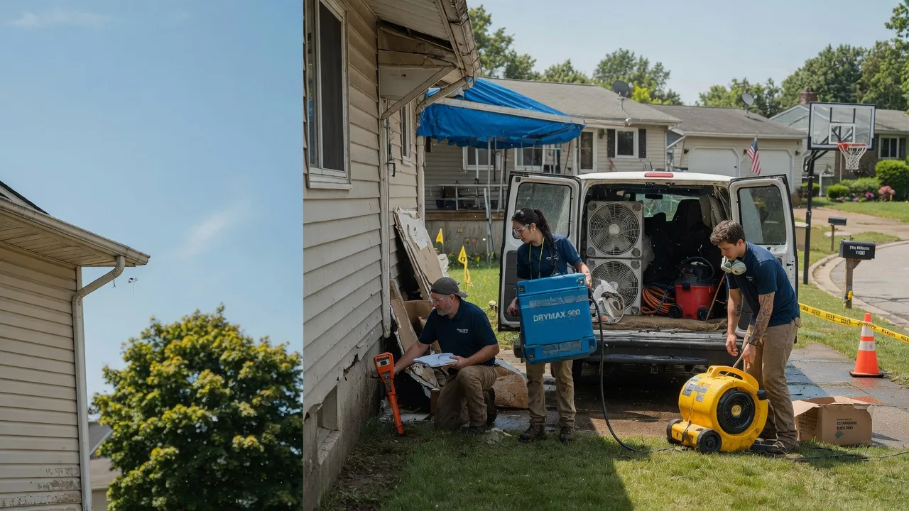 Ceiling Leak Cleanup in Cannelton, IN near me