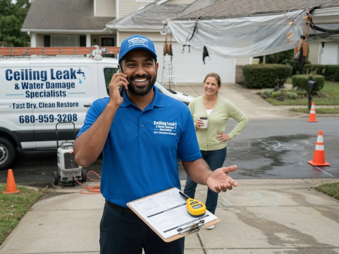 Ceiling Leak Cleanup Cannelton, IN FAQs